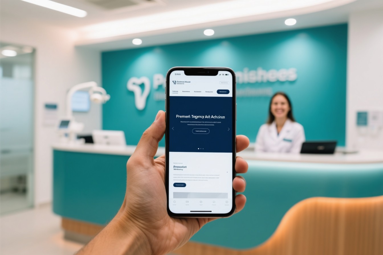 BrightSmile Dental website by Stachbit